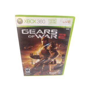 Microsoft Xbox 360 Gears Of War 2 Game With Manual 2008 Complete In Box